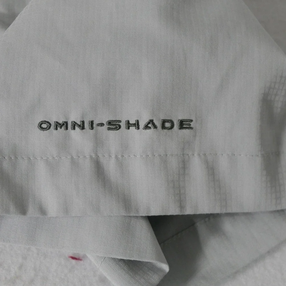 Columbia Mens PFG Shirt M Grey Fishing Omni-Shade Outdoors Hiking UPF 30 FM7266 - Picture 5 of 9